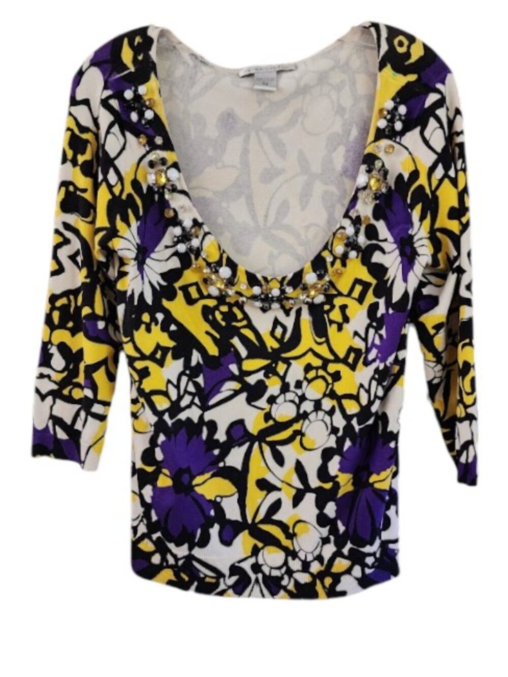 Nygard 3/4 Sleeve Casual Top 6-8